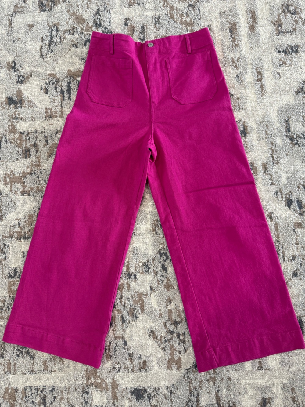 ee:some Hot Pink Wide-Leg Pants - Medium